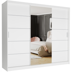 Szafa przesuwna Norvio I 250 cm z lustrem